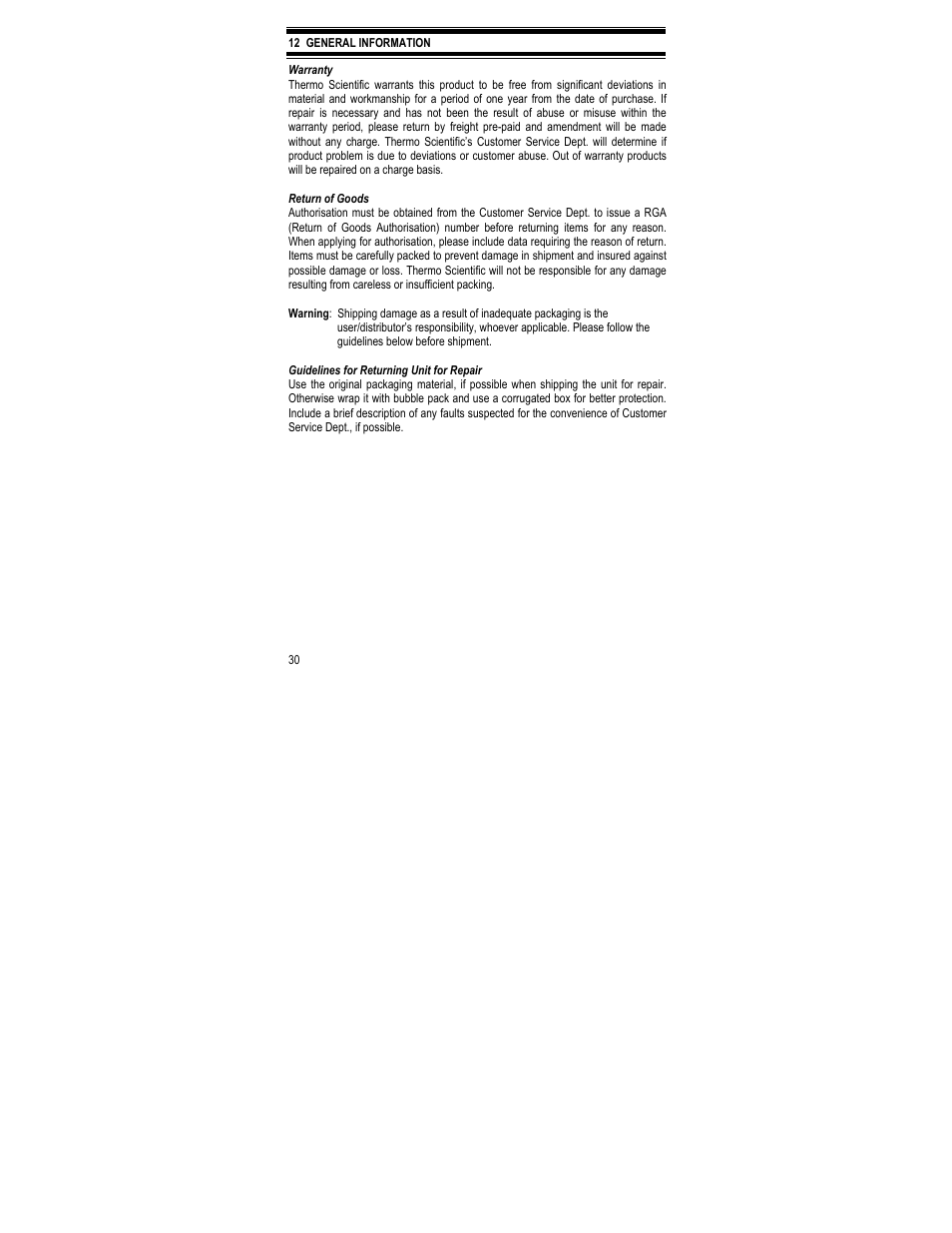 Thermo Fisher Scientific Alpha COND 200 (In the process of updating the brand guideline & product image) User Manual | Page 34 / 36