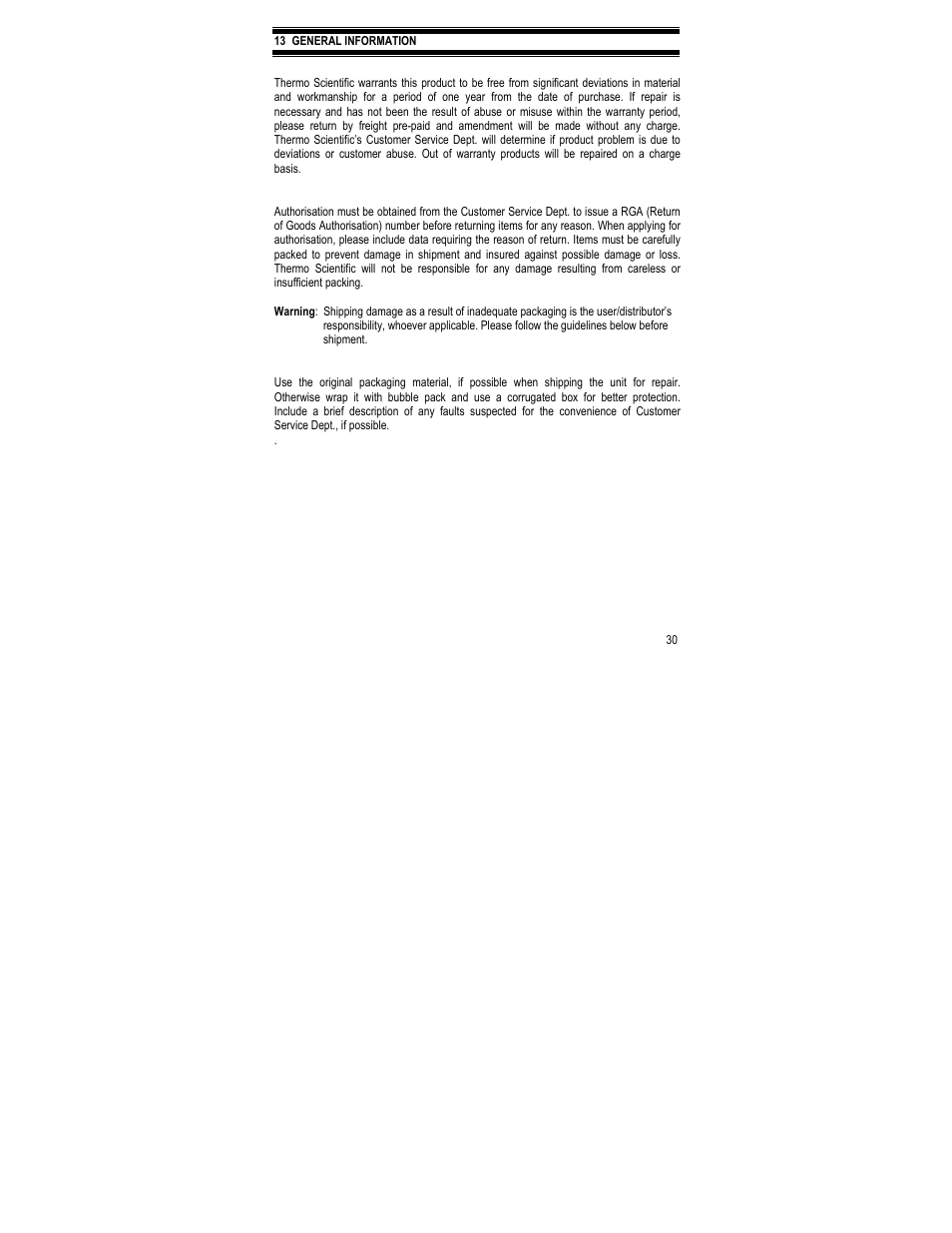 Thermo Fisher Scientific Alpha TDS 200 User Manual | Page 34 / 36