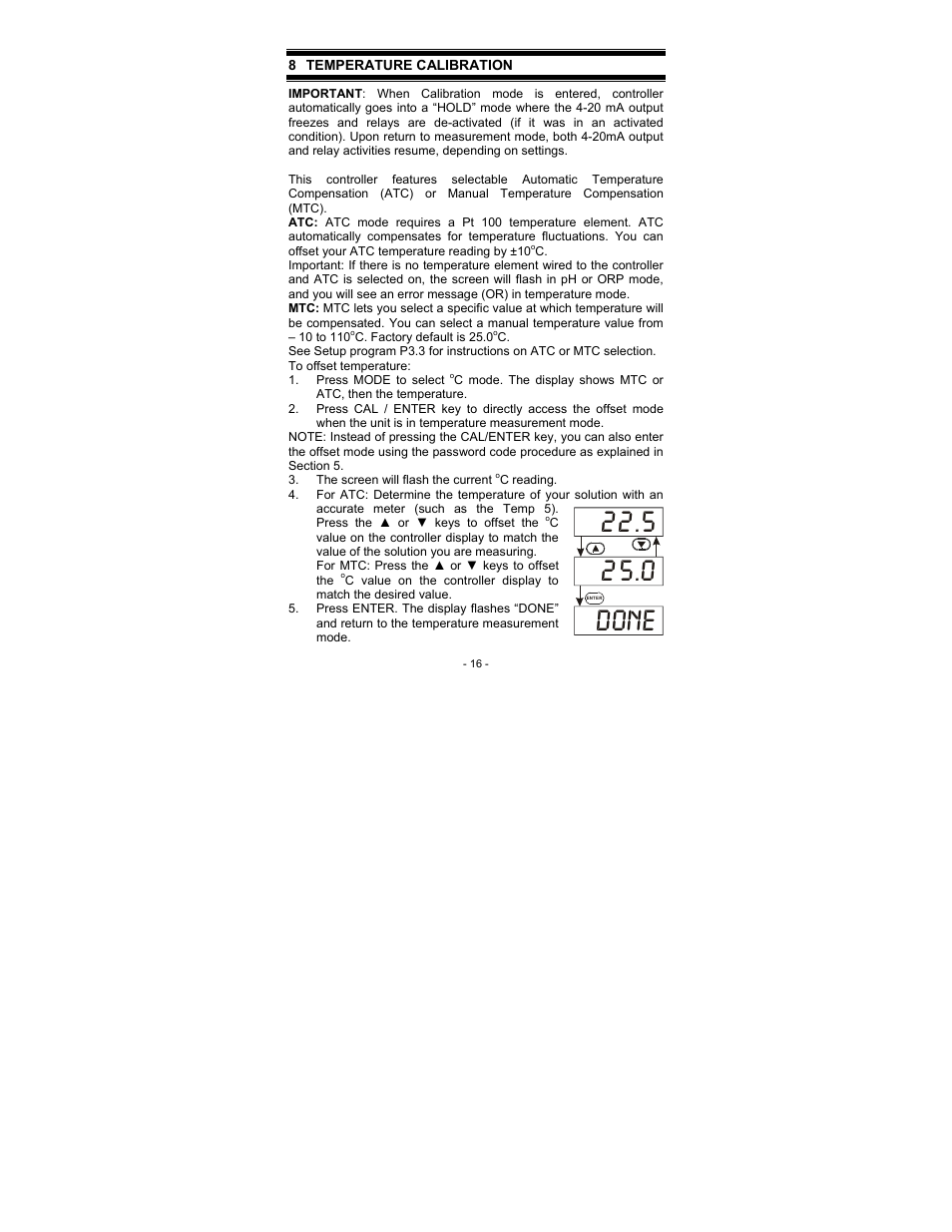 5 25.0 done | Thermo Fisher Scientific Alpha pH 190 (In the process of updating the brand guideline & product image) User Manual | Page 22 / 44