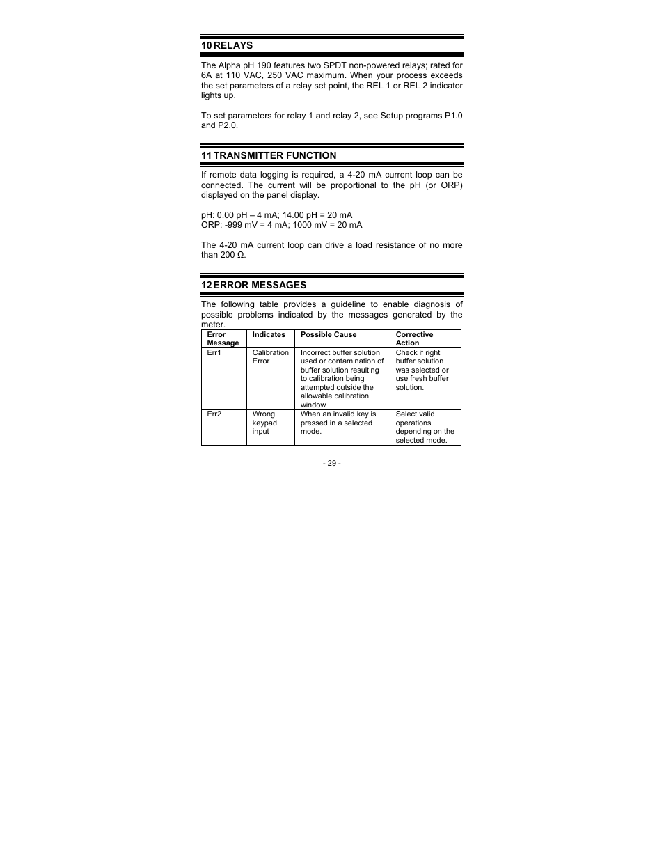 Thermo Fisher Scientific Alpha pH 190 (In the process of updating the brand guideline & product image) User Manual | Page 35 / 44