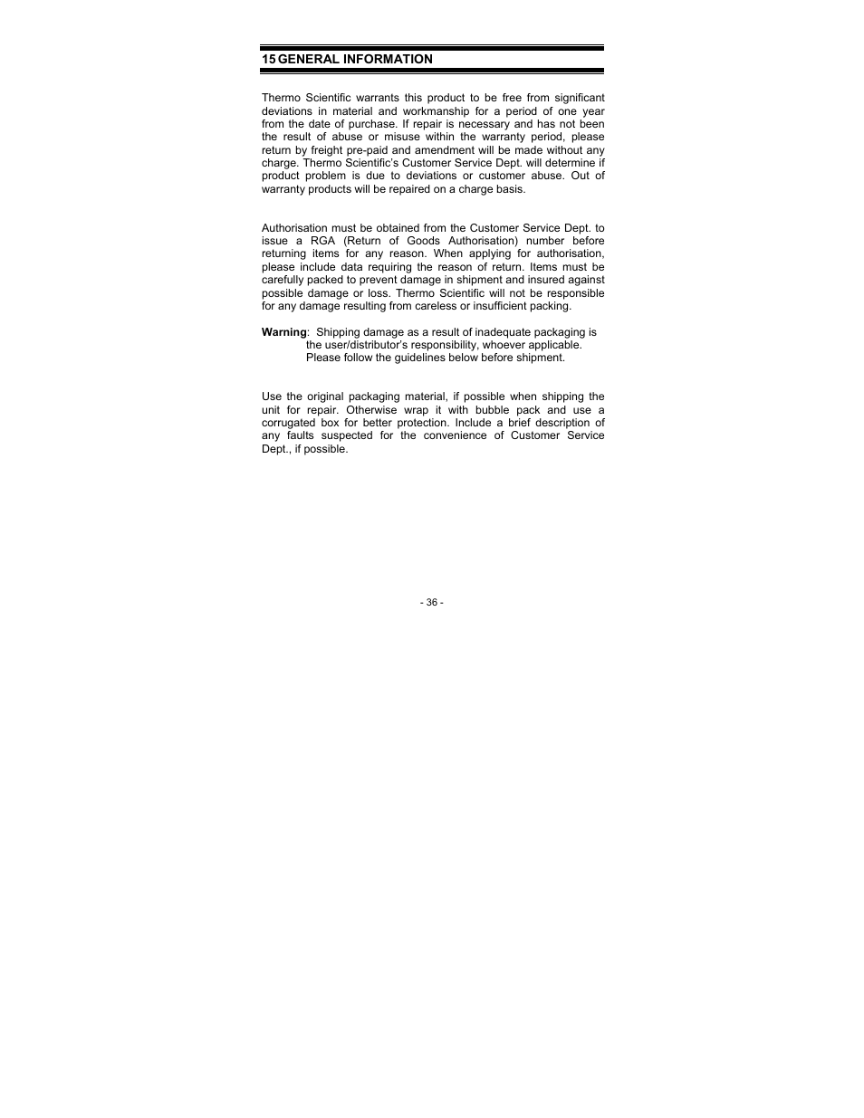 Thermo Fisher Scientific Alpha pH 190 (In the process of updating the brand guideline & product image) User Manual | Page 42 / 44