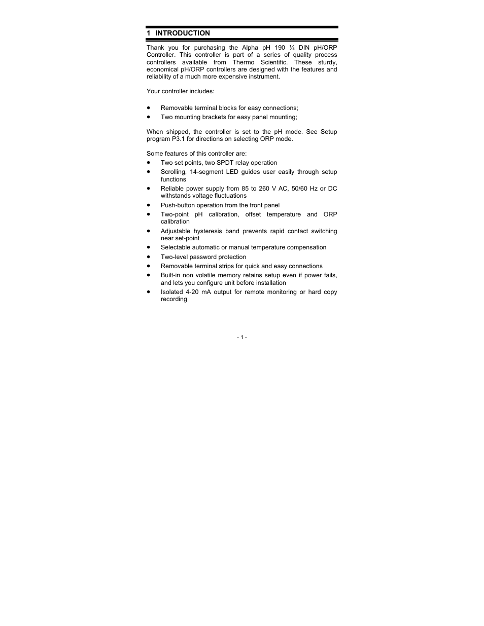 Thermo Fisher Scientific Alpha pH 190 (In the process of updating the brand guideline & product image) User Manual | Page 7 / 44