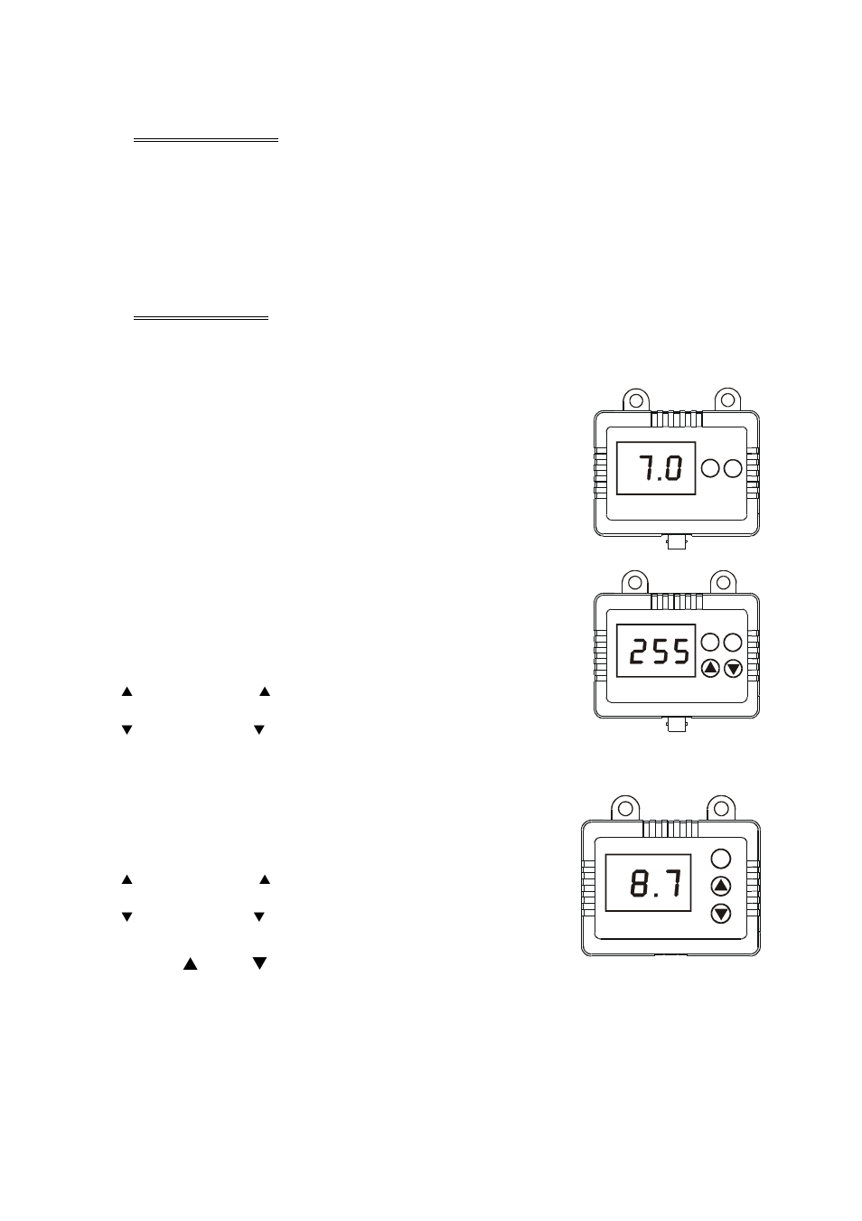 1 introduction, 2 front panel, 2 keys for orp monitor | 3 keys for conductivity monitor | Thermo Fisher Scientific pH/ORP/Conductivity Field Monitors User Manual | Page 4 / 19