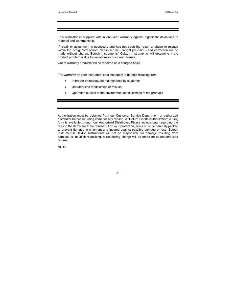 Thermo Fisher Scientific Precision pH/mV Simulator User Manual | Page 14 / 16