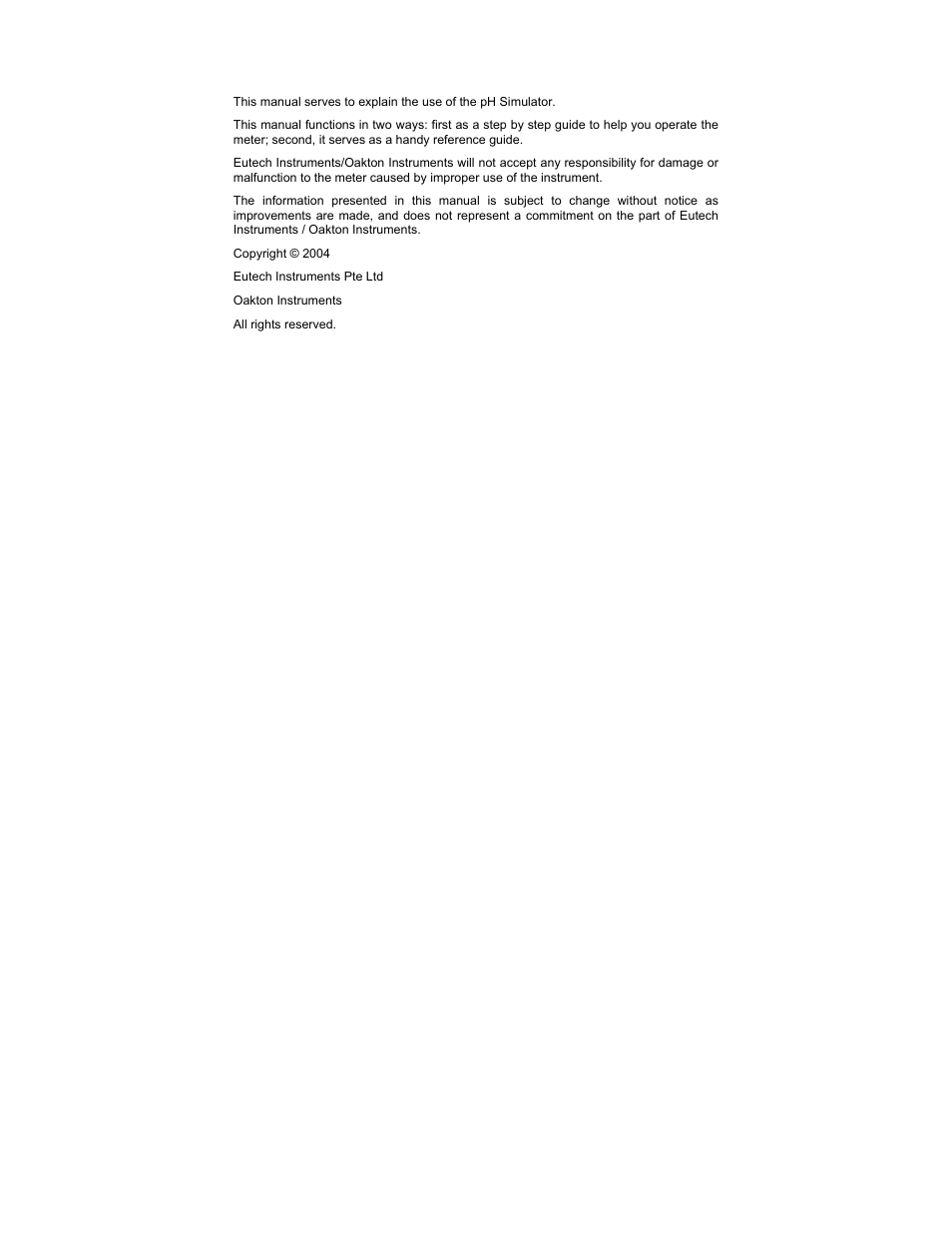 Thermo Fisher Scientific Precision pH/mV Simulator User Manual | Page 2 / 16