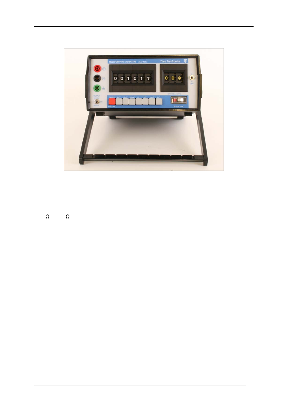 Introduction, General description | Time Electronics 1017 DC Multifunction V_I_R Calibrator User Manual | Page 3 / 10