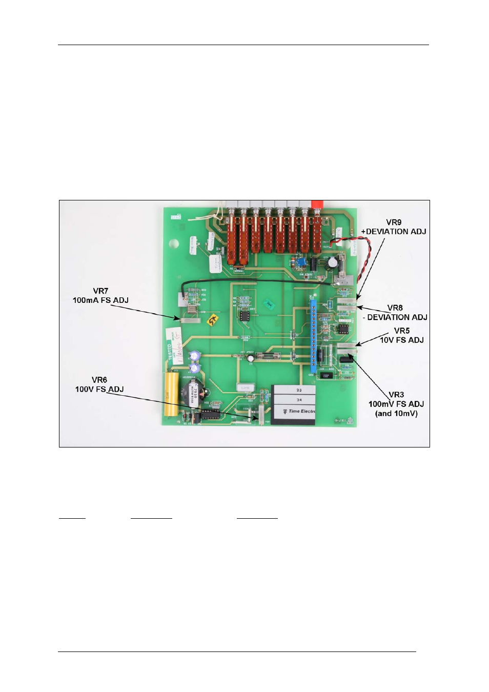 Calibration, Calibrating the 1017, Zero adjustment | C alibration | Time Electronics 1017 DC Multifunction V_I_R Calibrator User Manual | Page 8 / 10