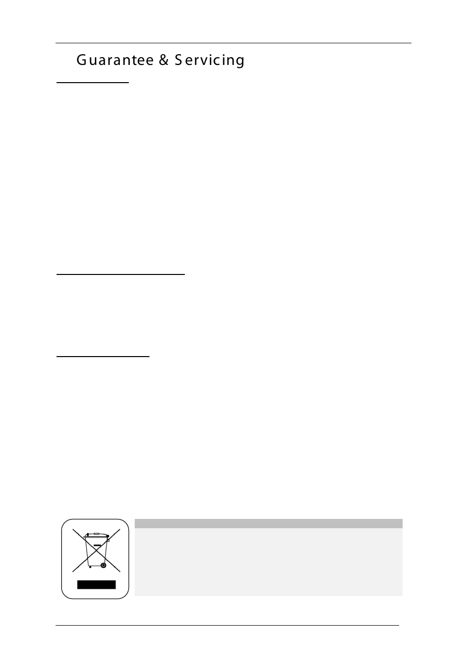 Guarantee & servicing, G uarantee & s ervicing | Time Electronics 1021 DC Current Source User Manual | Page 14 / 14