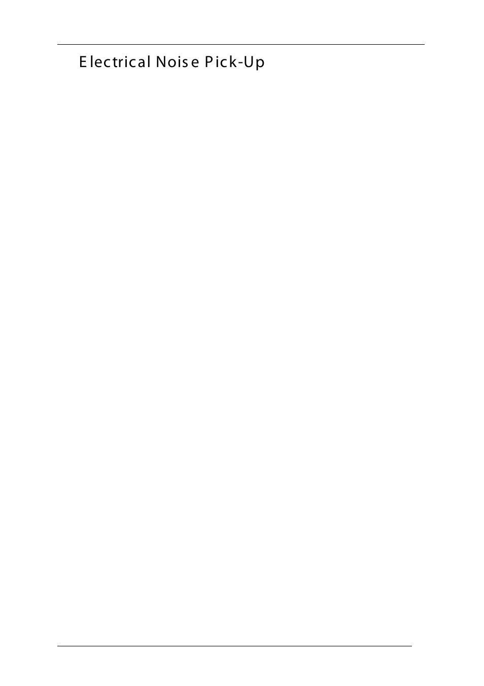 Electrical noise pick-up, E lectrical nois e p ick-up | Time Electronics 1021 DC Current Source User Manual | Page 8 / 14