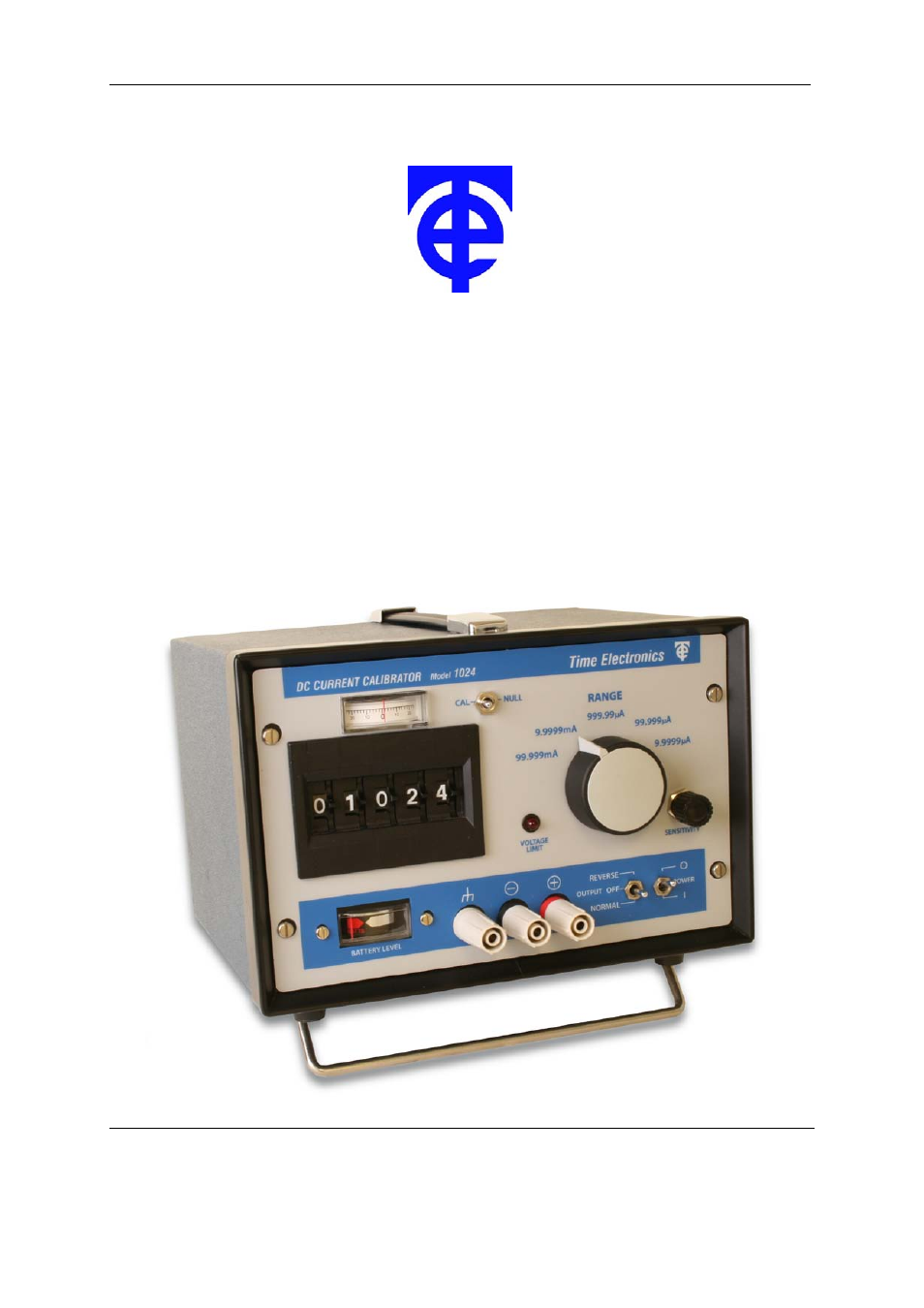 Time Electronics 1024 DC Current Calibrator User Manual | 13 pages