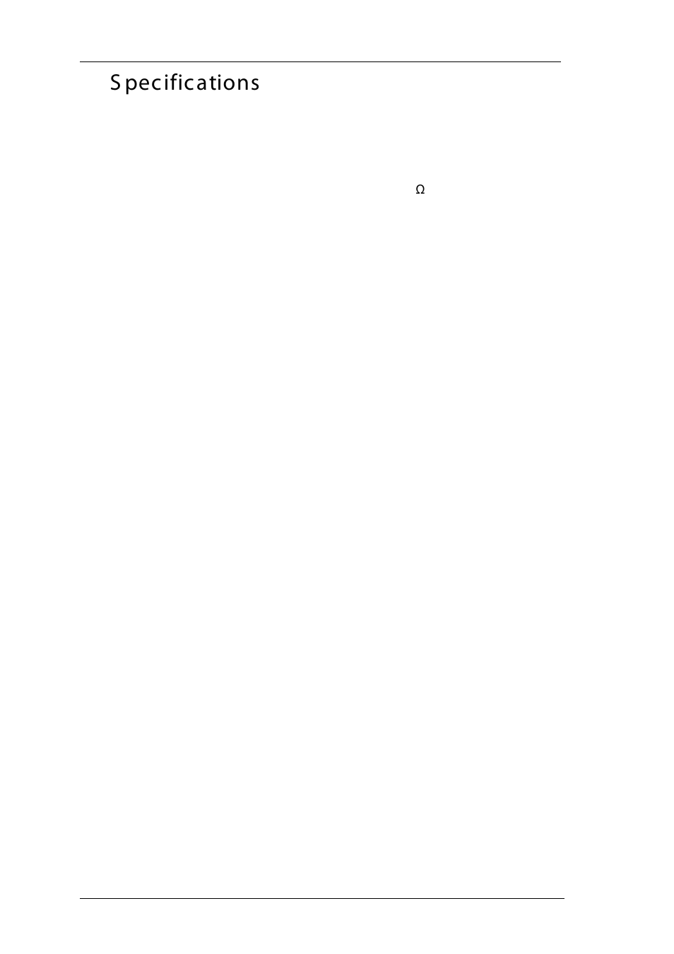 Specifications, S pecifications | Time Electronics 1030 Voltage & Current Source User Manual | Page 4 / 16