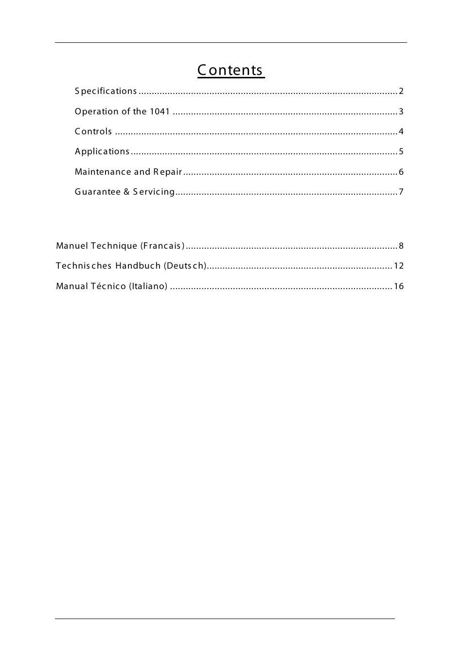 Time Electronics 1041 Resistance Decade Box User Manual | Page 2 / 20