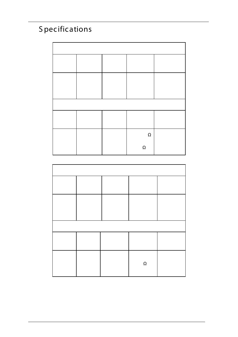 Specifications, S pecifications | Time Electronics 1044 DC Voltage & Current Calibrator User Manual | Page 4 / 40