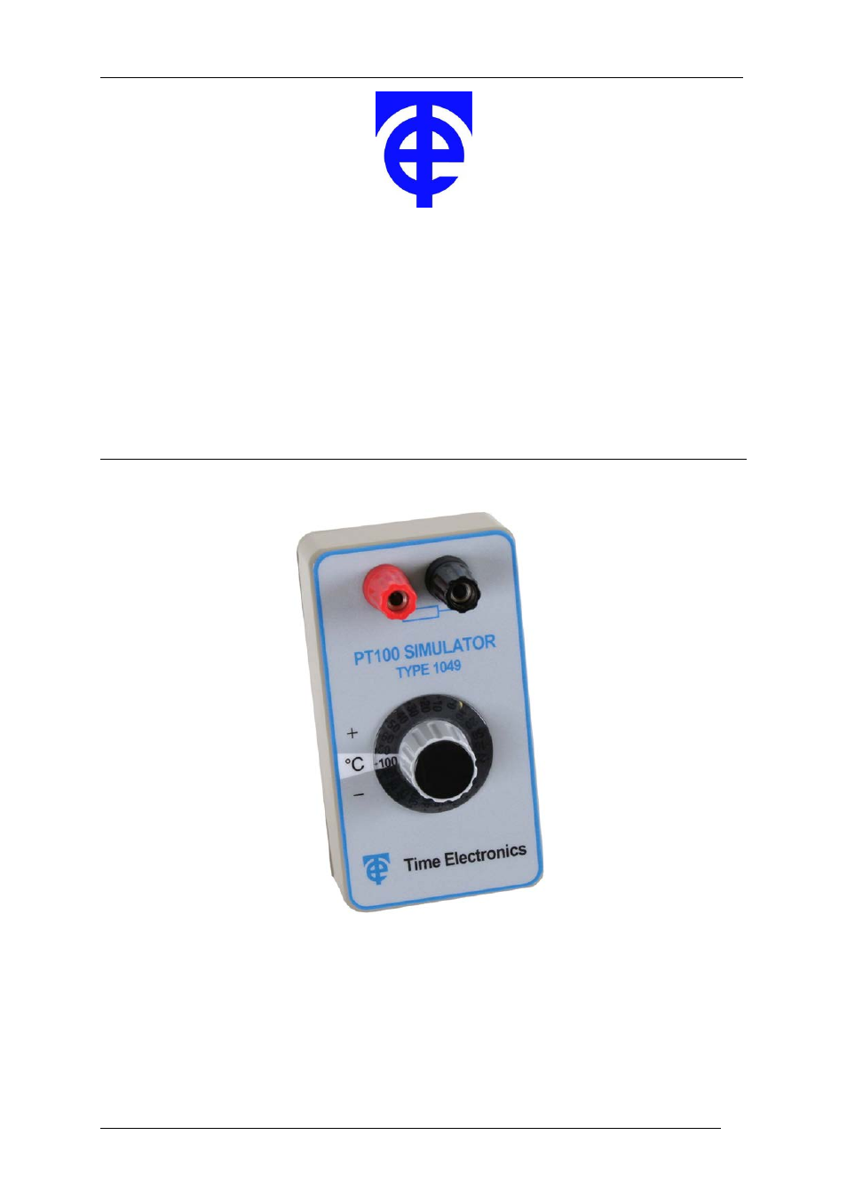 Technisches handbuch (deutsch) | Time Electronics 1049 PT100 Simulator User Manual | Page 11 / 18