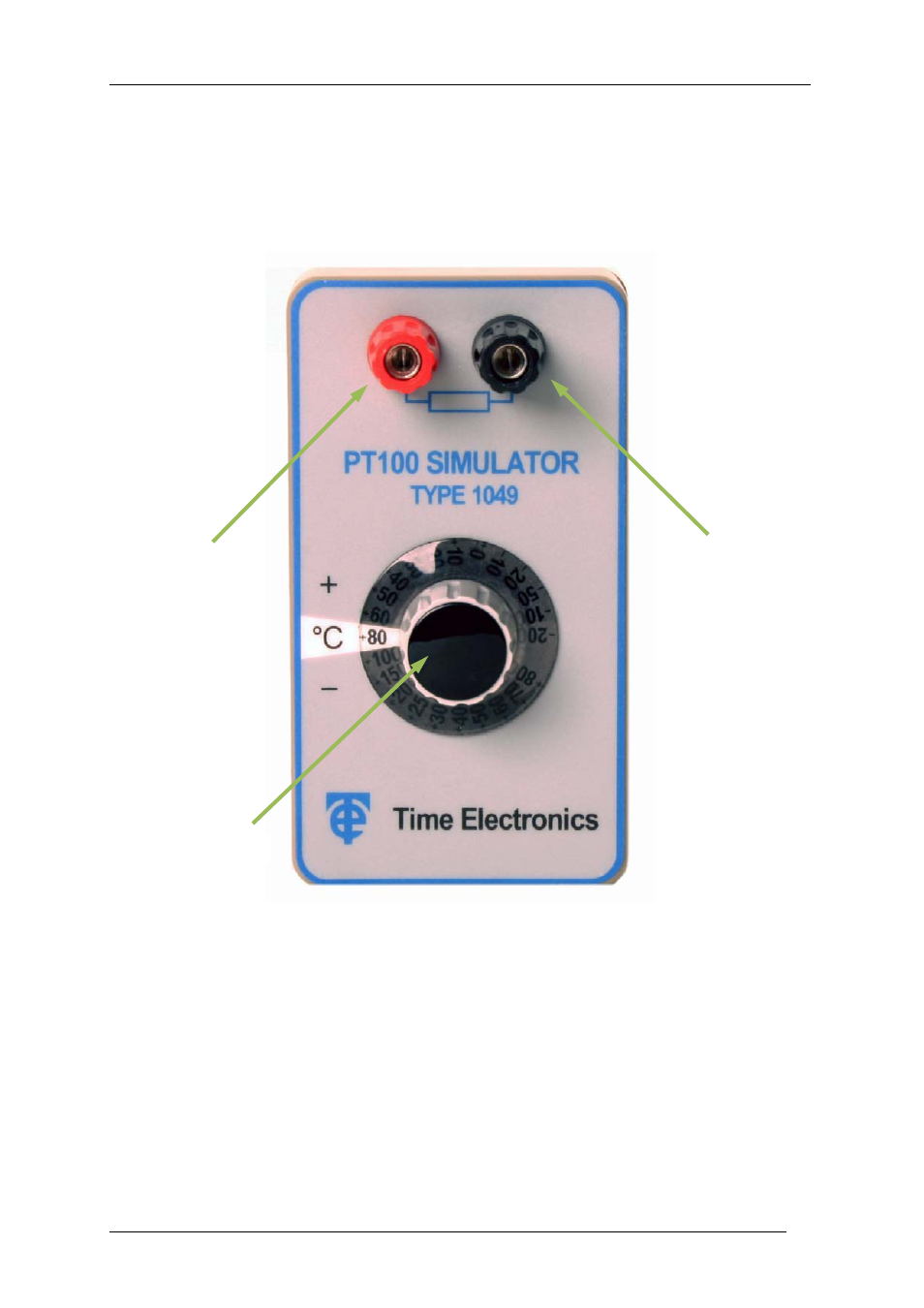 Operation and controls | Time Electronics 1049 PT100 Simulator User Manual | Page 5 / 18