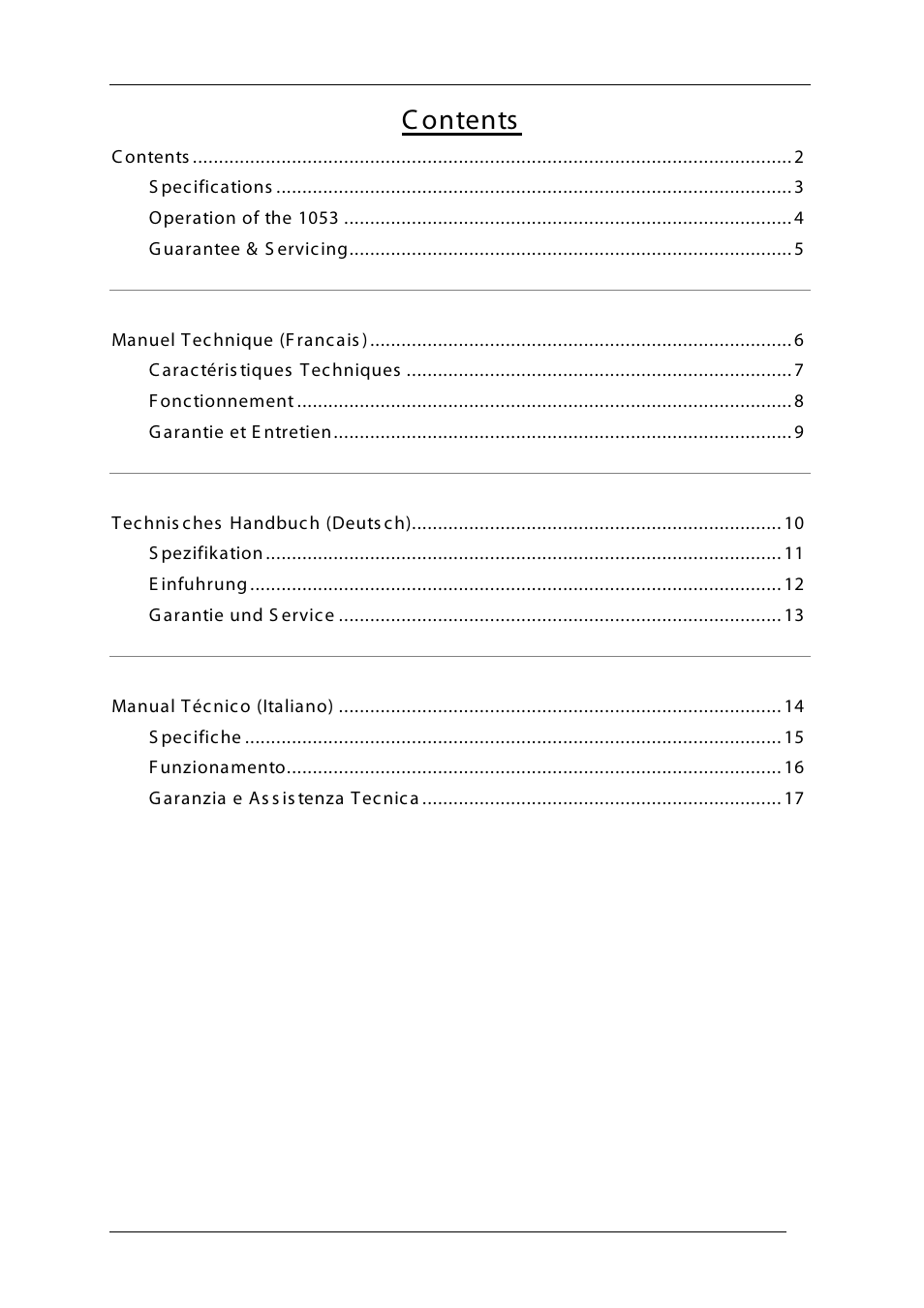 Time Electronics 1053 Inductance Decade Box User Manual | Page 2 / 17