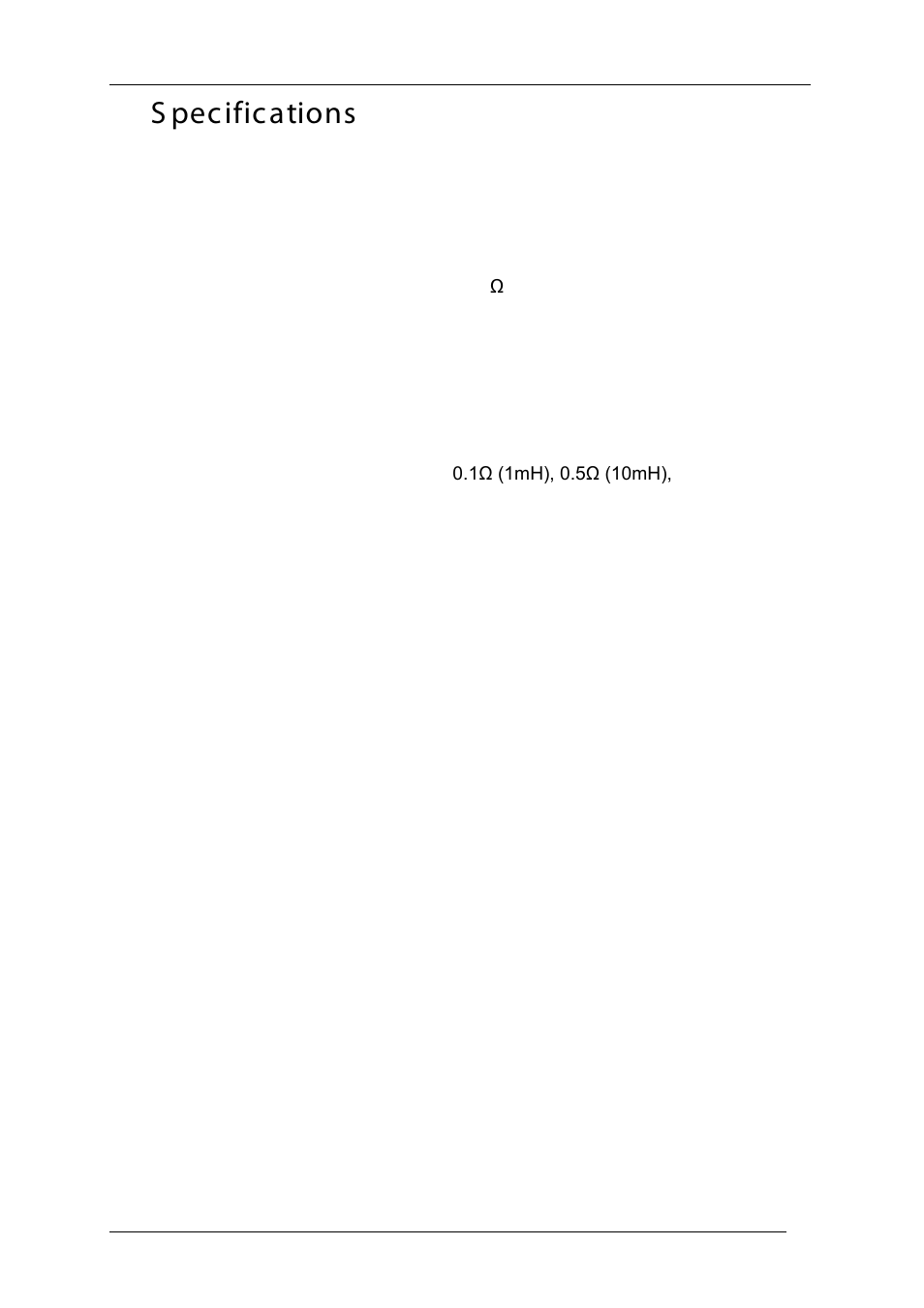 Specifications, S pecifications | Time Electronics 1053 Inductance Decade Box User Manual | Page 3 / 17