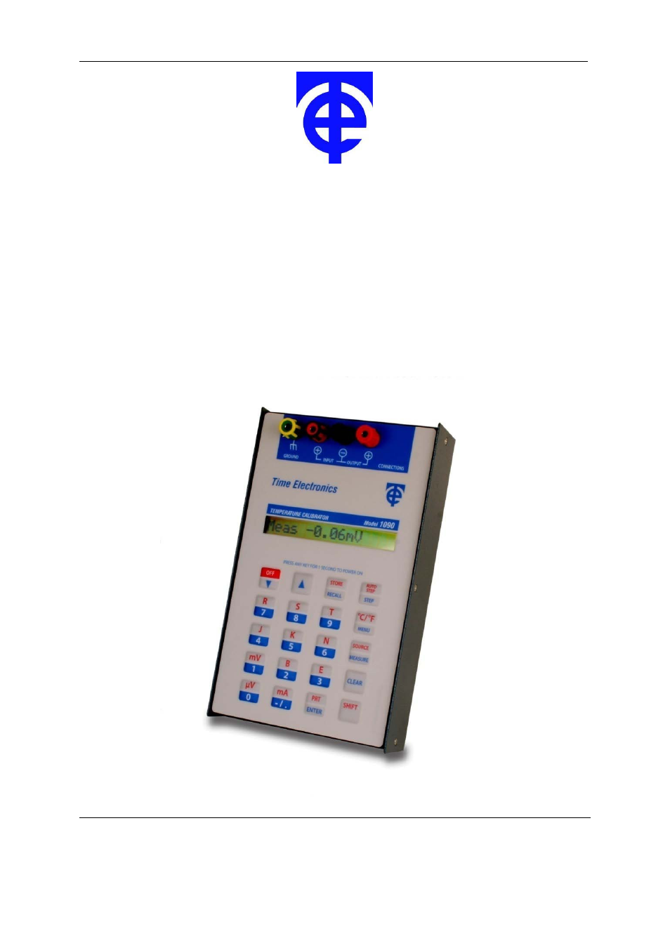 Time Electronics 1090 Portable Process Calibrator User Manual | 20 pages
