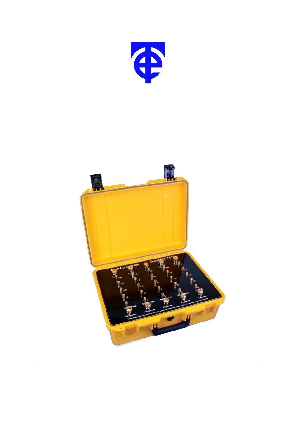 Time Electronics 5070 Micro-Ohm meter Calibrator User Manual | 7 pages