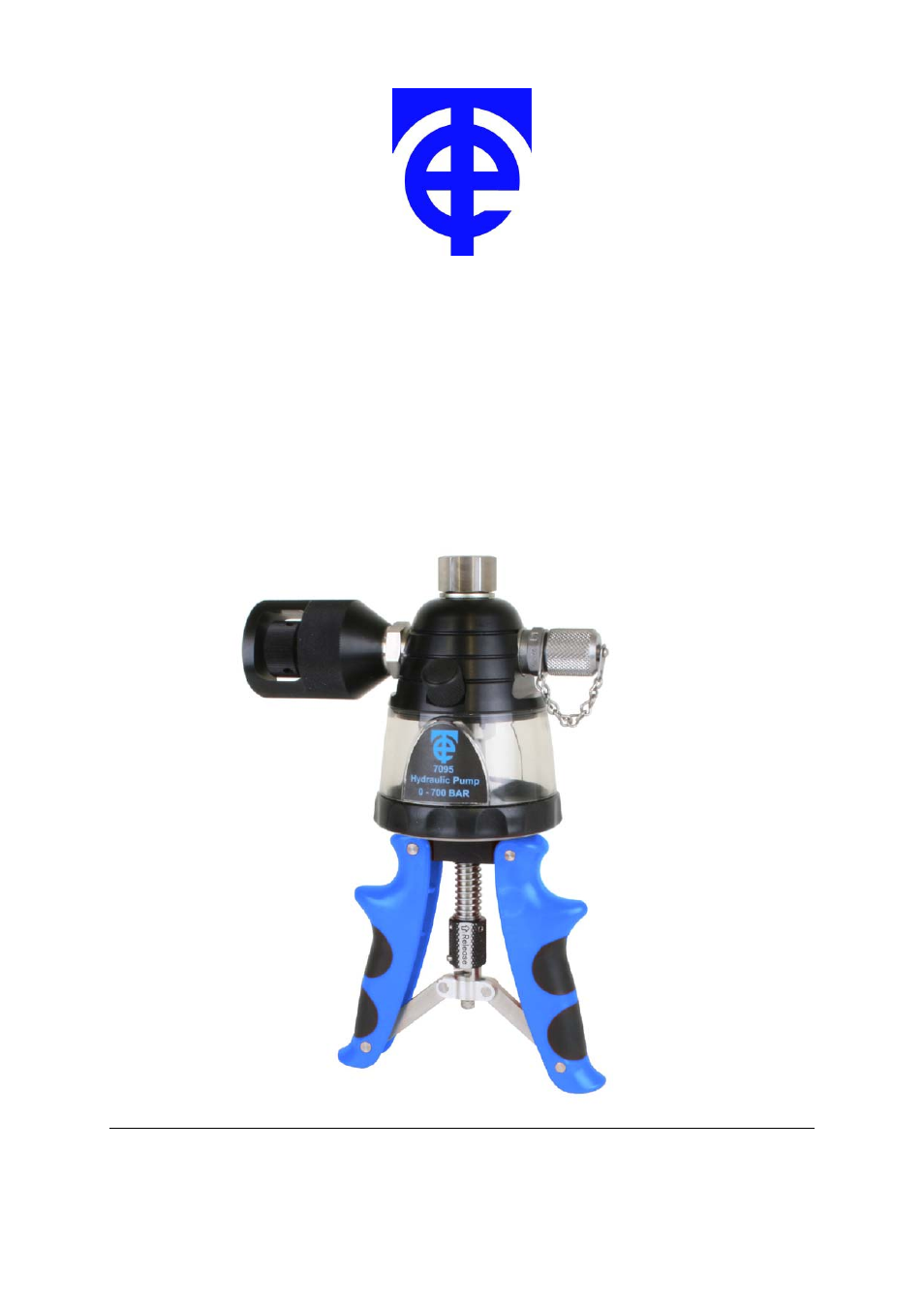 Time Electronics 7095 Hydraulic Calibration Hand Pump User Manual | 4 pages