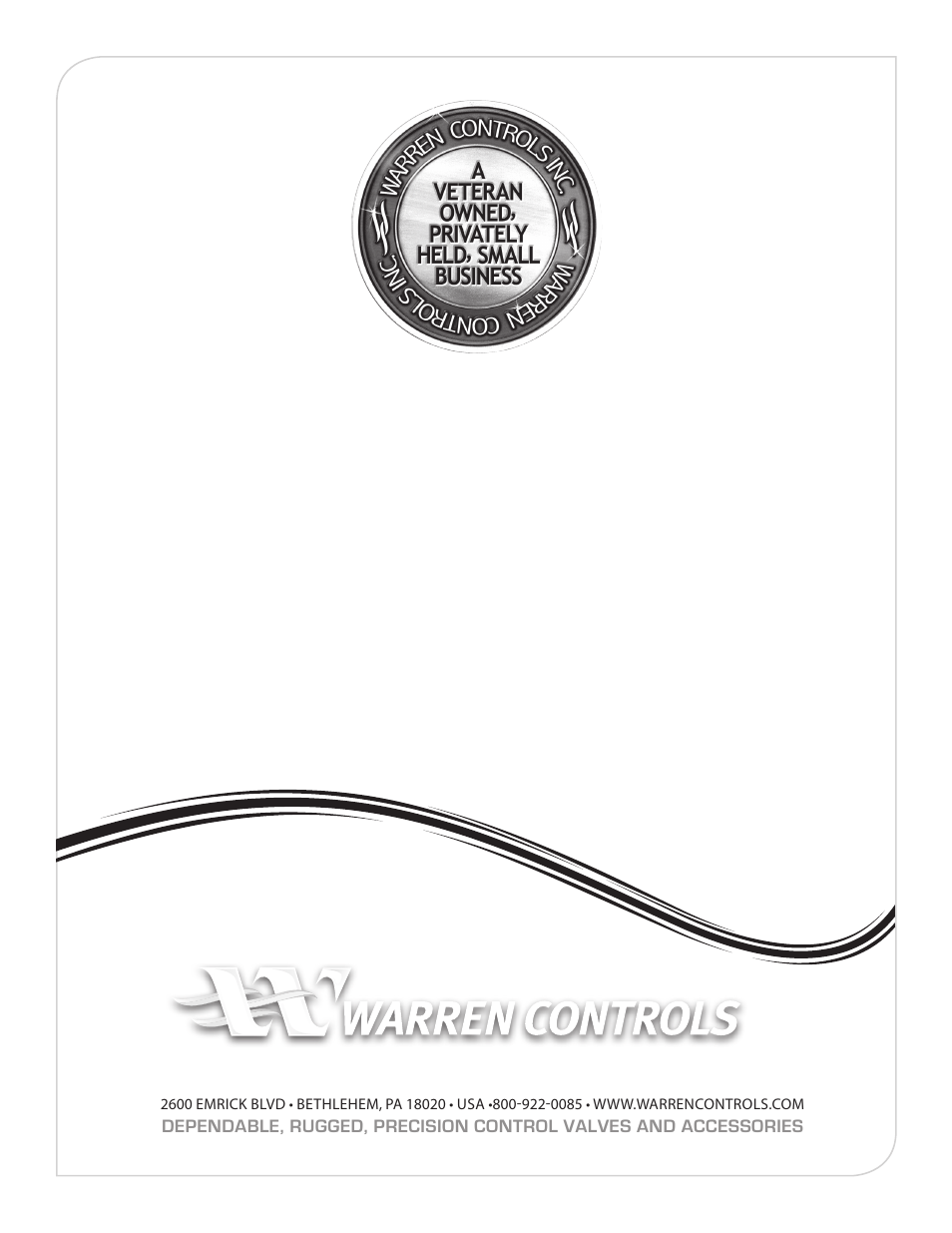 Warren Controls E030 Electric Actuator User Manual | Page 16 / 16