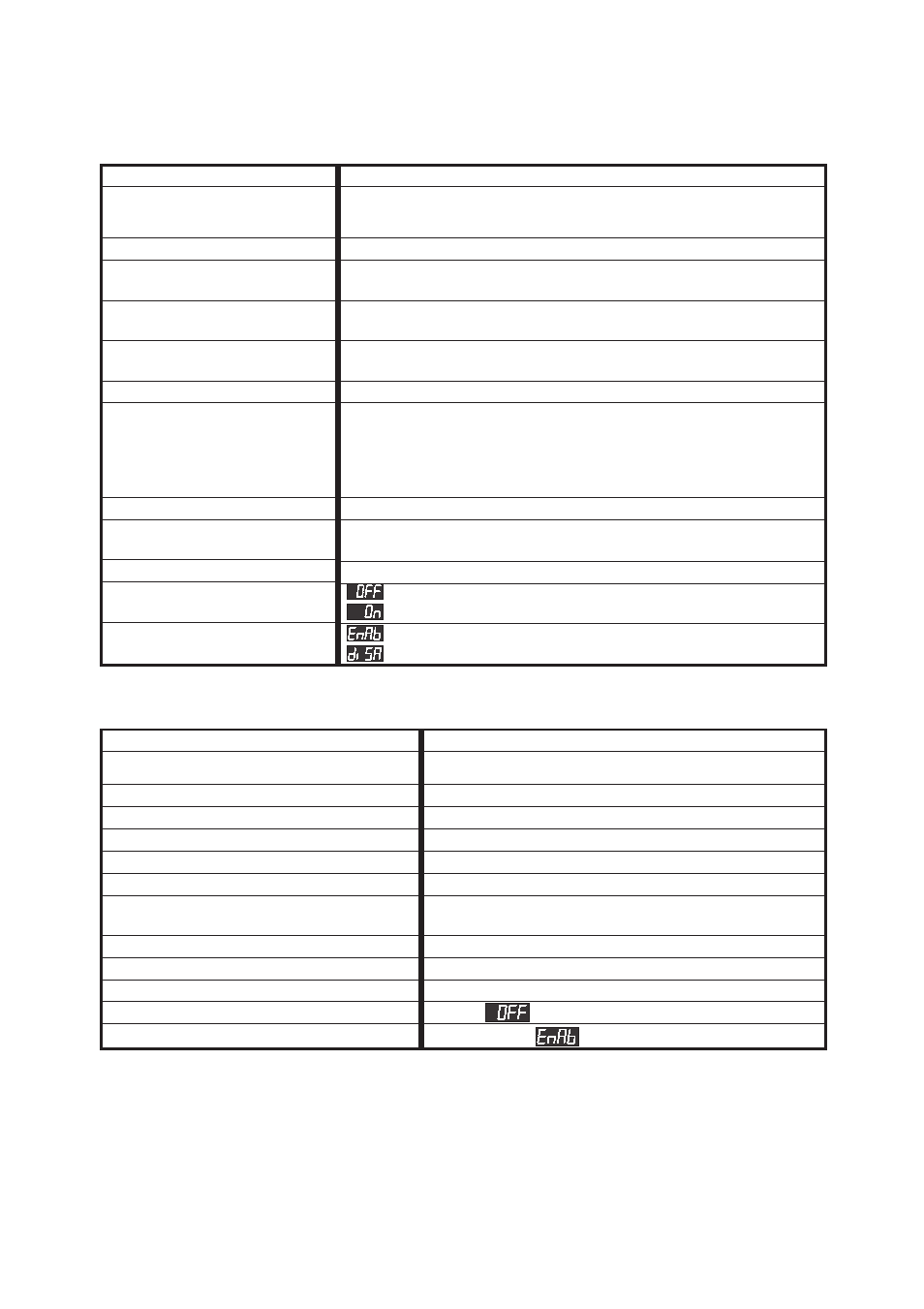 Adjustment ranges, Default values/settings | West Control Solutions 2300 User Manual | Page 5 / 18