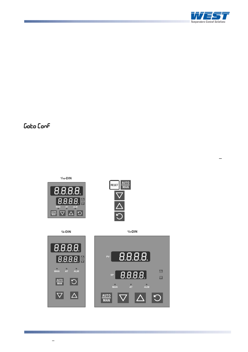 Powering up, Powering up procedure, Overview of front panel | 5 powering up | West Control Solutions 8700+ User Manual | Page 40 / 177