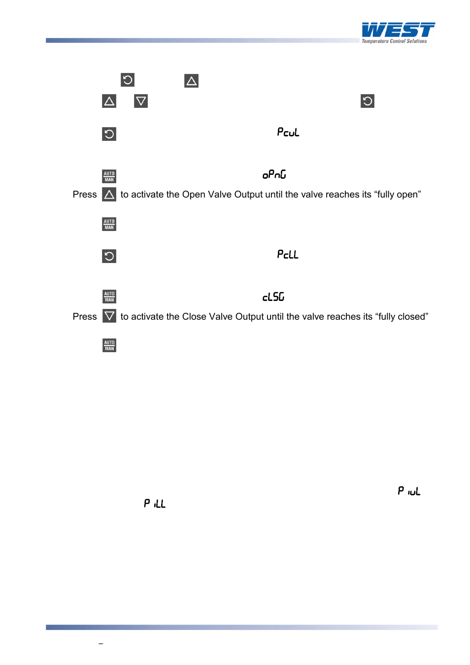 Valve position clamping | West Control Solutions 8700+ User Manual | Page 78 / 177