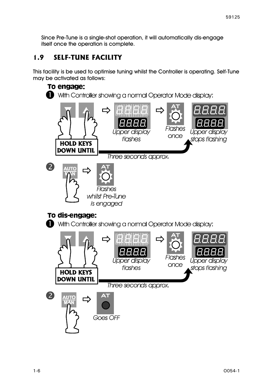 Self-tune facility, 9 self-tune facility | West Control Solutions N8100 User Manual | Page 10 / 79