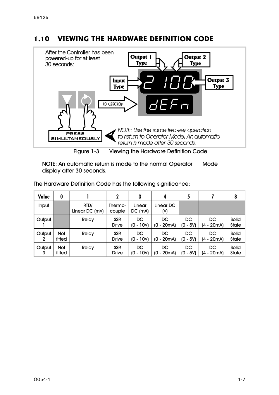 Viewing the hardware definition code, 10 viewing the hardware definition code | West Control Solutions N8100 User Manual | Page 11 / 79