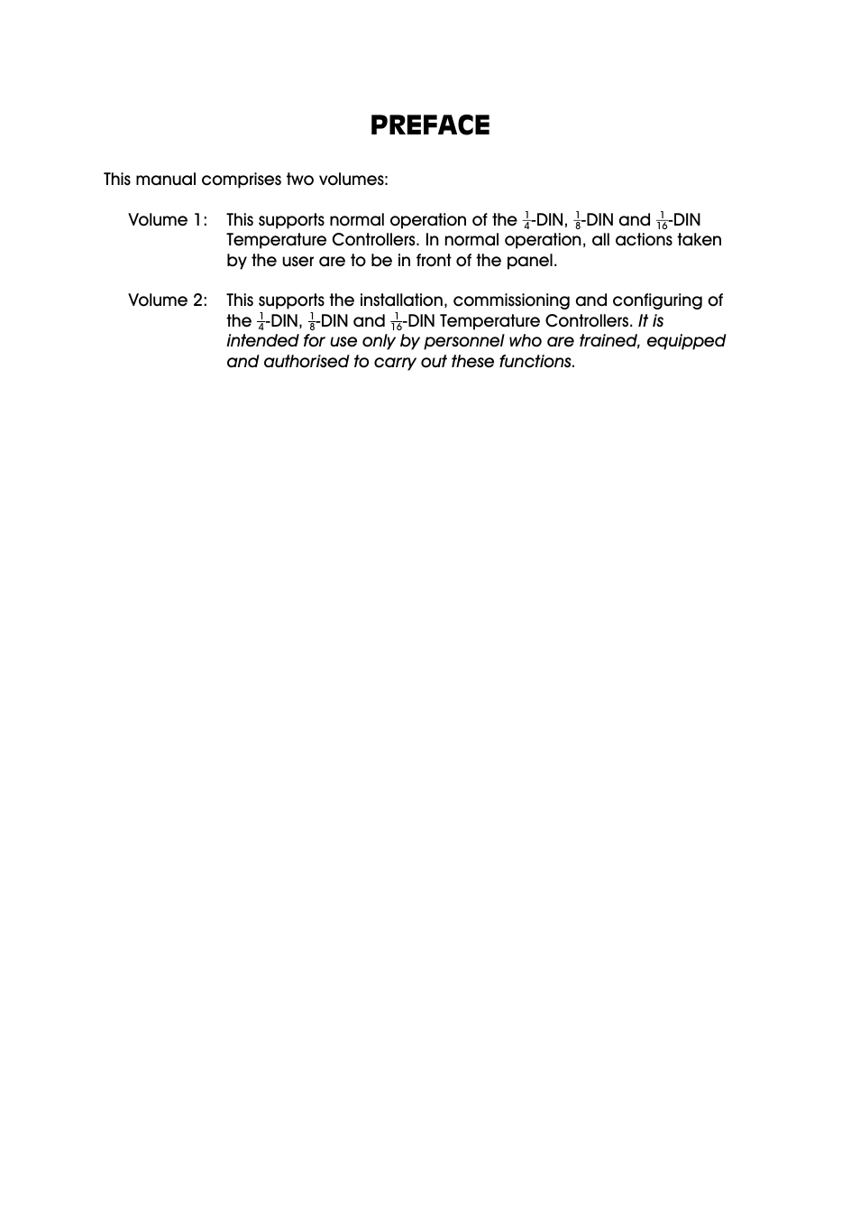 Preface | West Control Solutions N8100 User Manual | Page 2 / 79