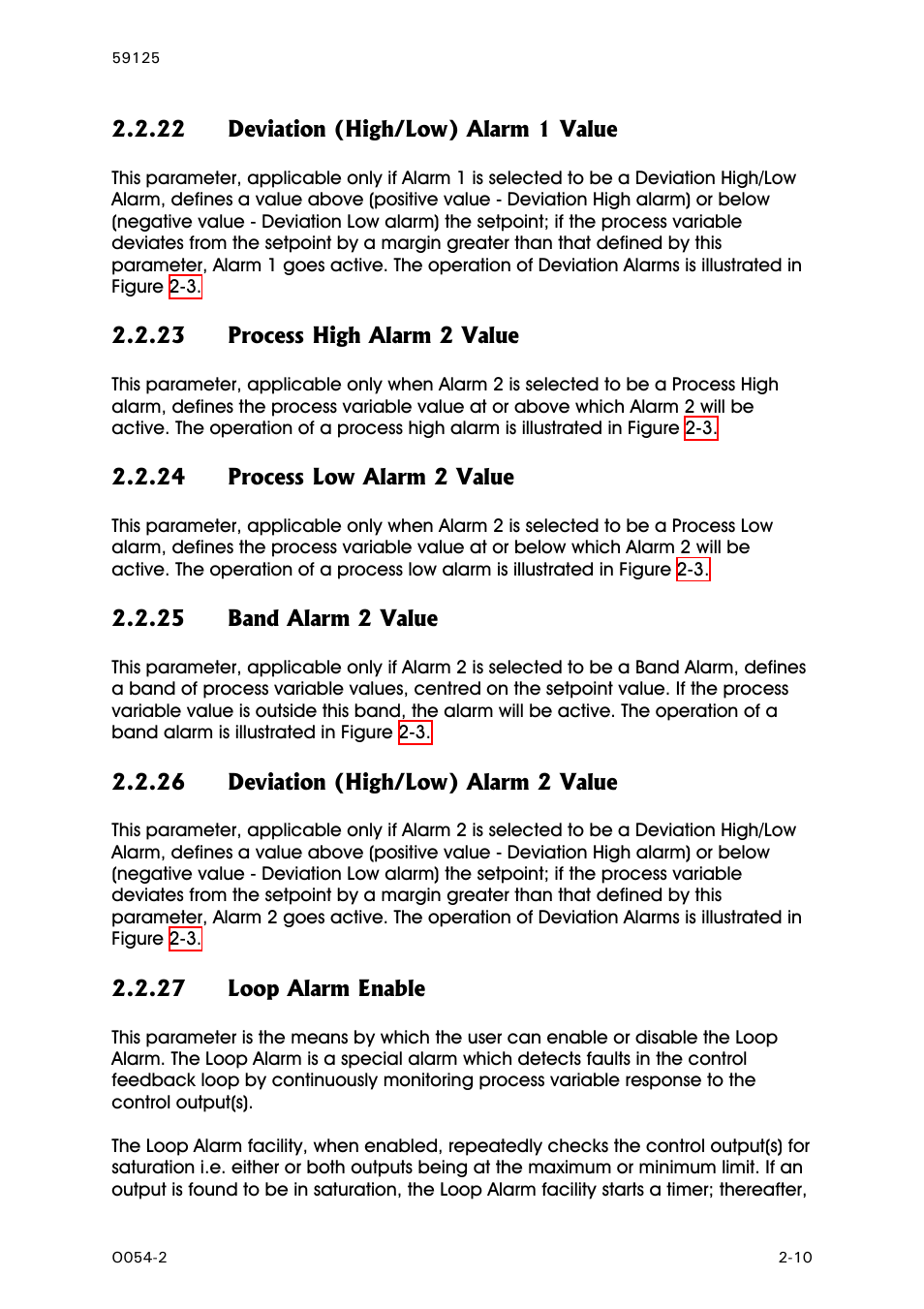 Deviation (high/low) alarm 1 value, Process high alarm 2 value, Process low alarm 2 value | Band alarm 2 value, Deviation (high/low) alarm 2 value, Loop alarm enable | West Control Solutions N8100 User Manual | Page 21 / 79