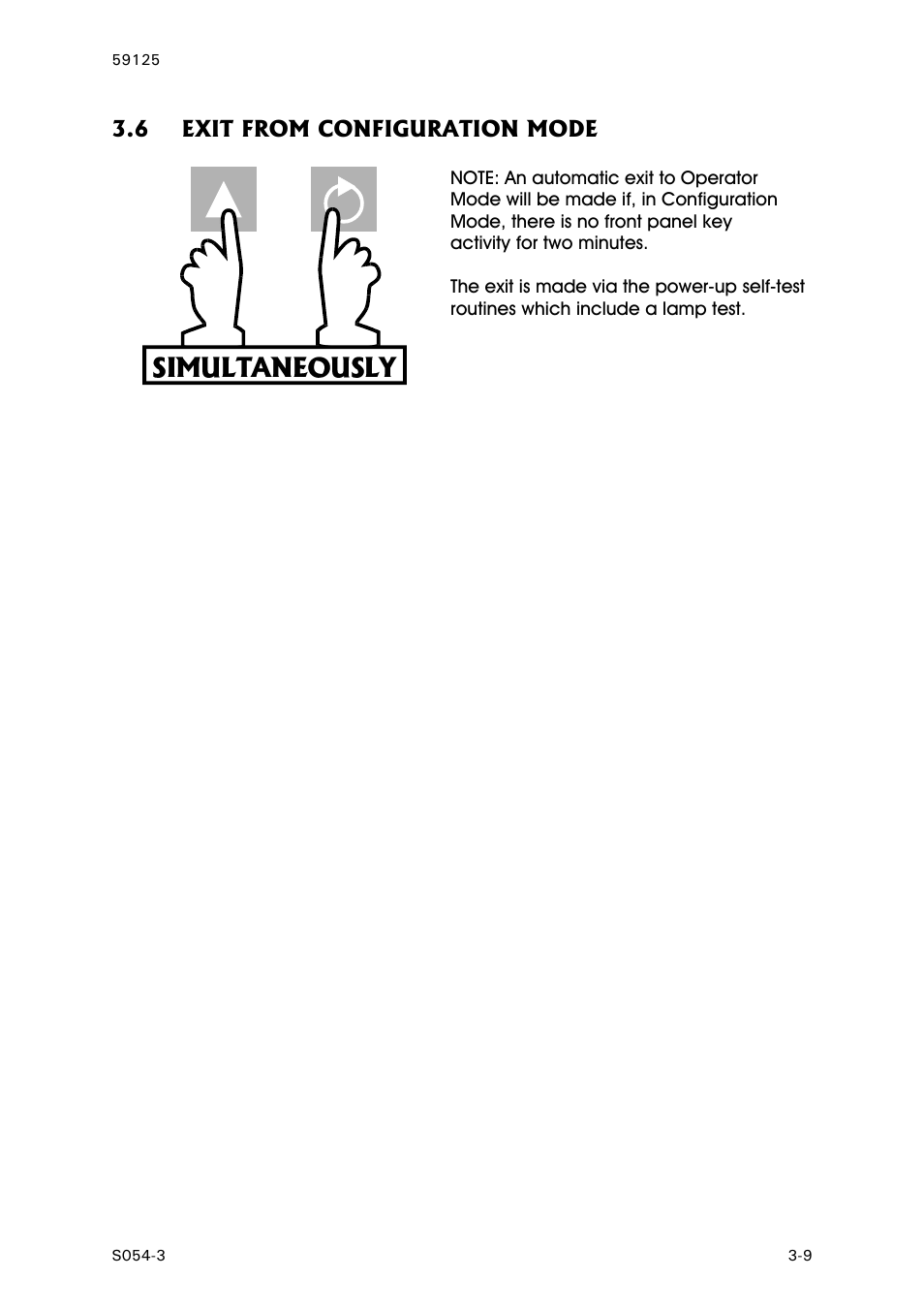 Exit from configuration mode, 6 exit from configuration mode | West Control Solutions N8100 User Manual | Page 65 / 79