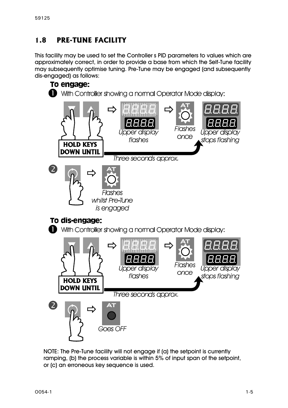 Pre-tune facility, 8 pre-tune facility | West Control Solutions N8100 User Manual | Page 9 / 79