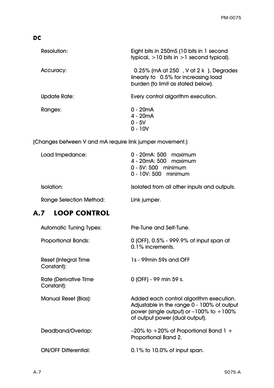 Loop control | West Control Solutions N6600 User Manual | Page 106 / 114