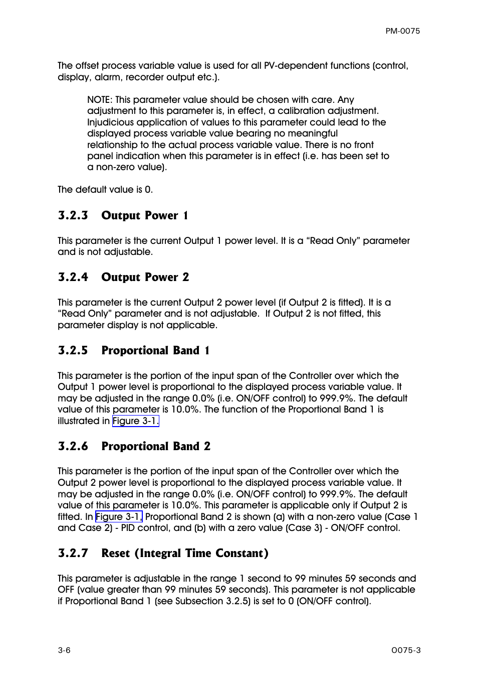Output power 1, Output power 2, Proportional band 1 | Proportional band 2, Reset (integral time constant) | West Control Solutions N6600 User Manual | Page 22 / 114