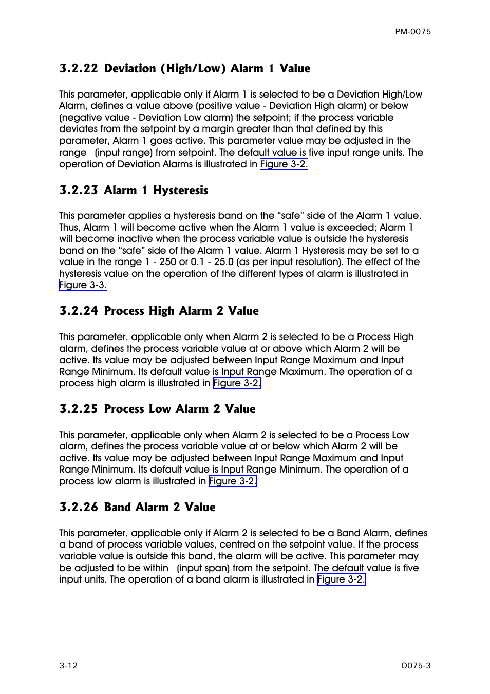 Deviation (high/low) alarm 1 value, Alarm 1 hysteresis, Process high alarm 2 value | Process low alarm 2 value, Band alarm 2 value | West Control Solutions N6600 User Manual | Page 28 / 114