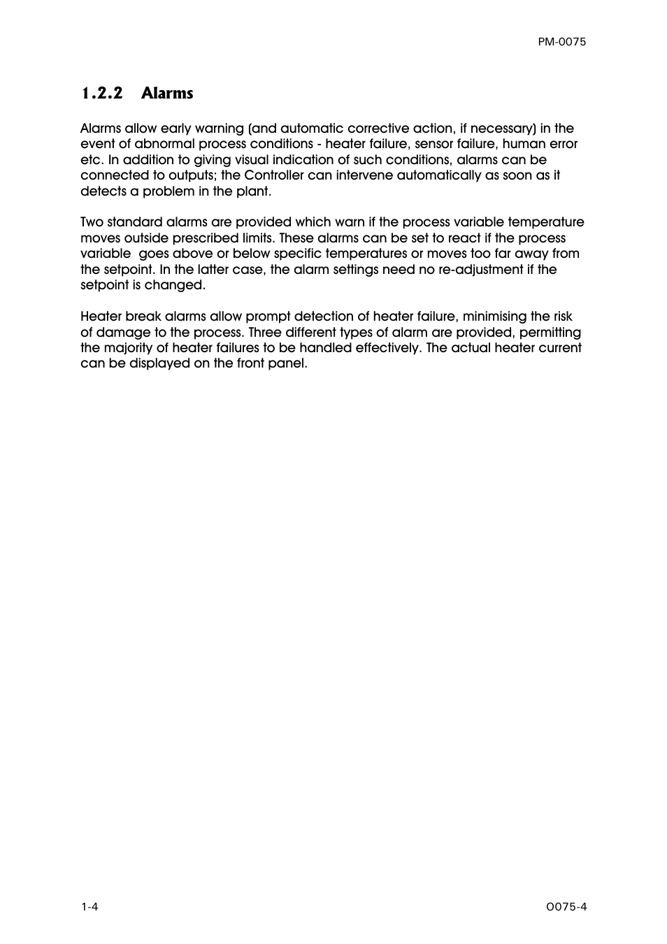 Alarms | West Control Solutions N6600 User Manual | Page 8 / 114