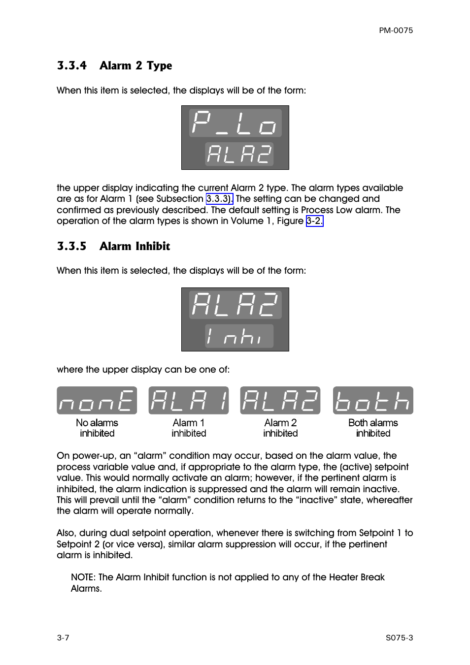 Alarm 2 type, Alarm inhibit | West Control Solutions N6600 User Manual | Page 94 / 114
