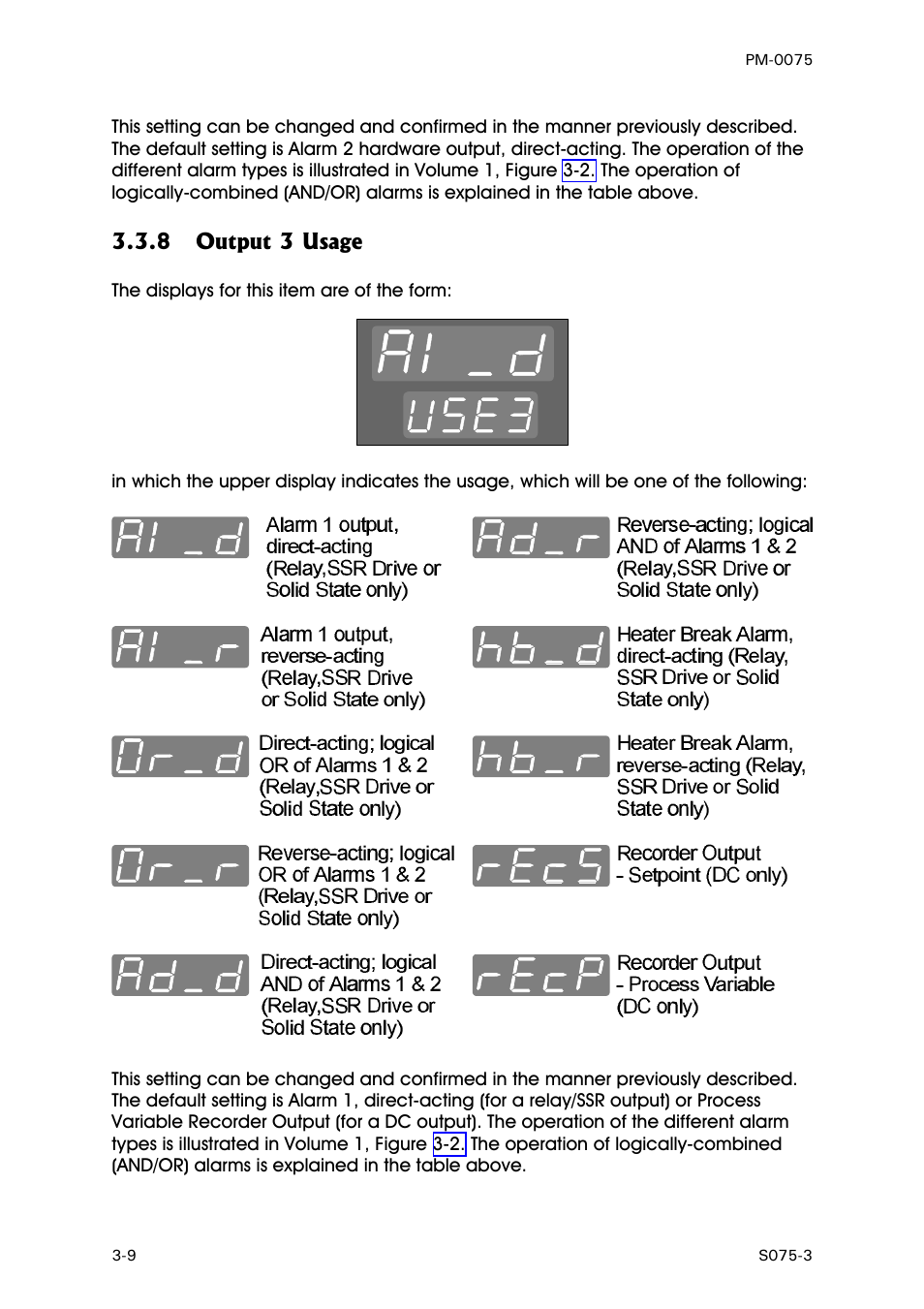 Output 3 usage | West Control Solutions N6600 User Manual | Page 96 / 114