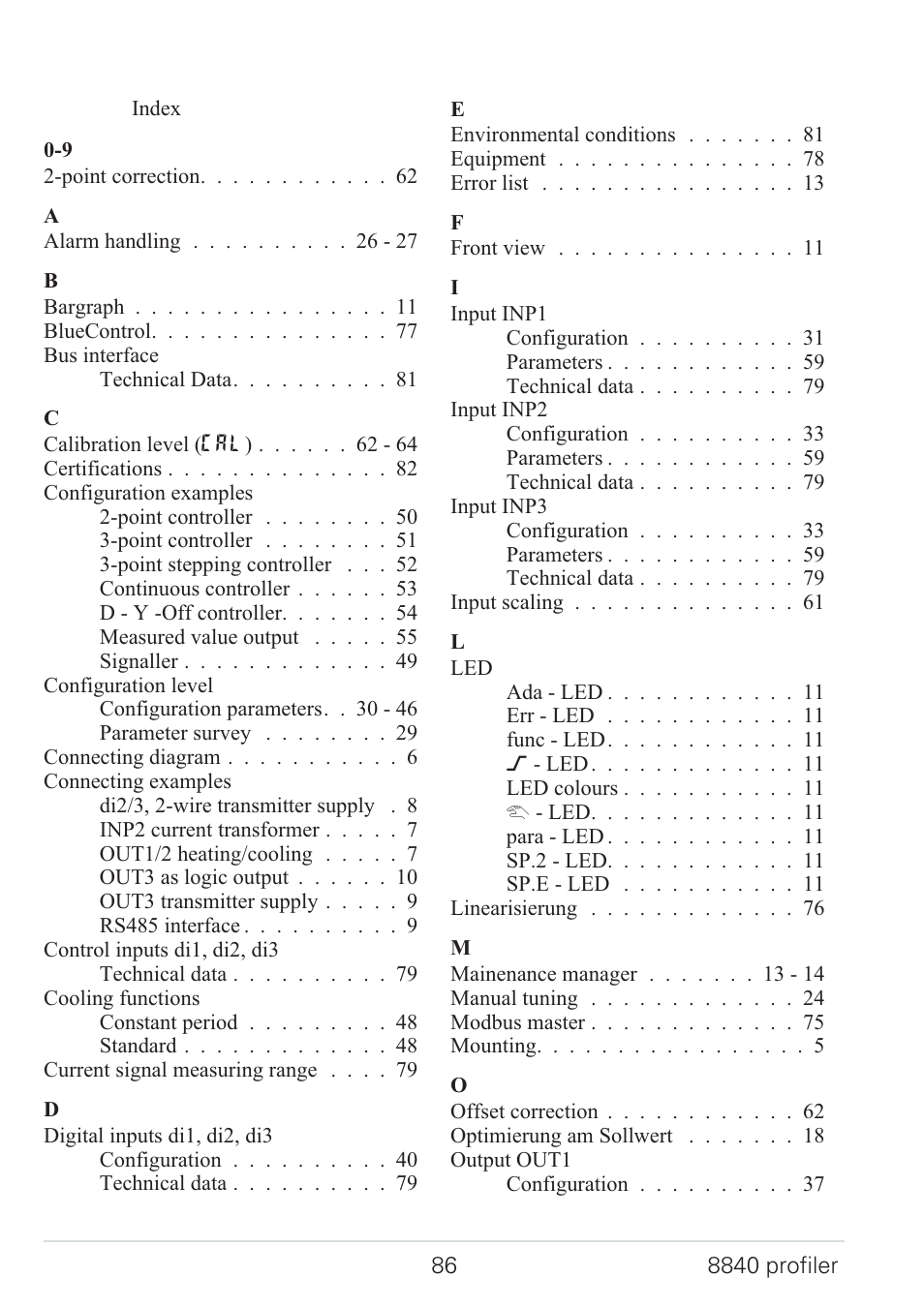 West Control Solutions N8840 User Manual | Page 86 / 90