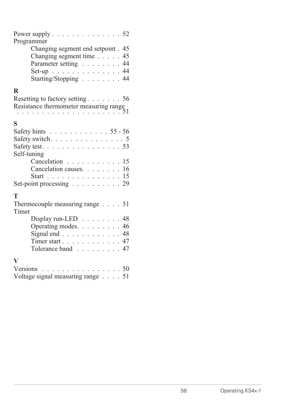 West Control Solutions KS 42-1 User Manual | Page 58 / 60