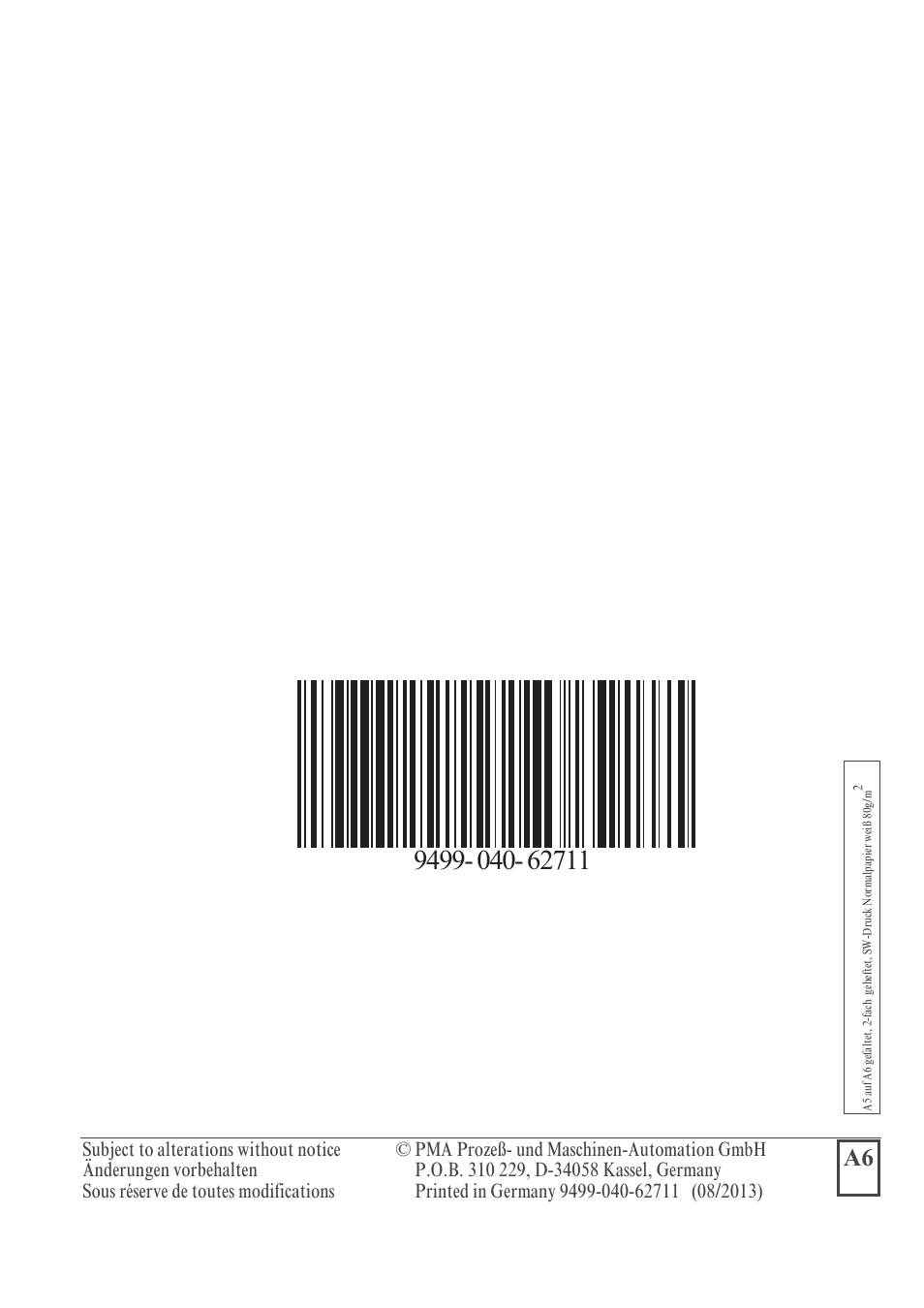 West Control Solutions KS 42-1 User Manual | Page 60 / 60