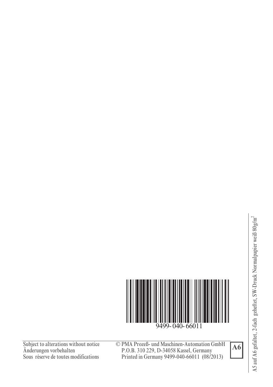 West Control Solutions KS 40-1 Burner User Manual | Page 40 / 40