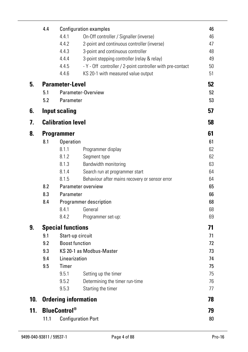 West Control Solutions Pro-16 User Manual | Page 4 / 88