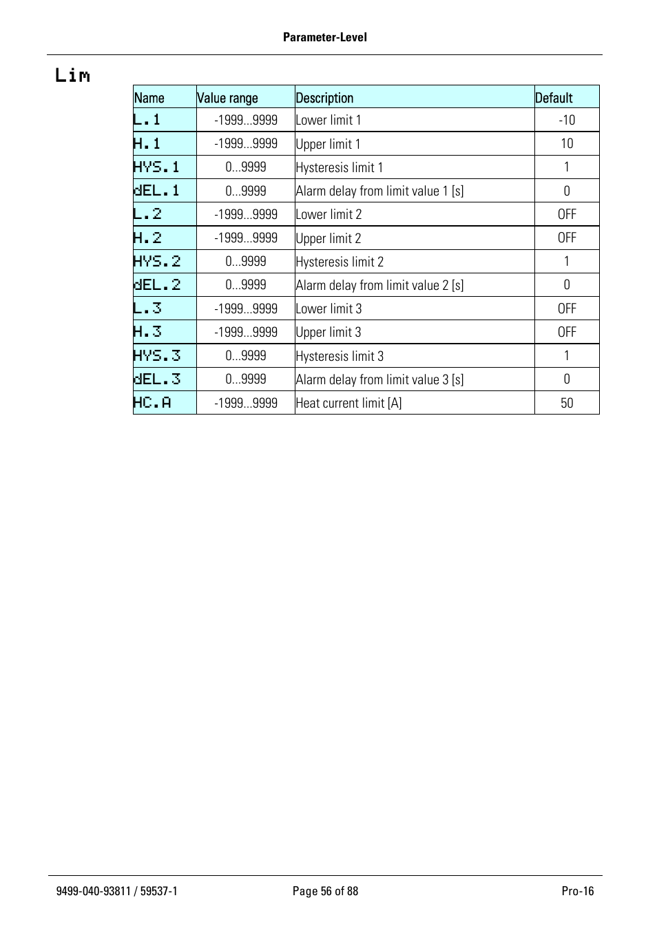 West Control Solutions Pro-16 User Manual | Page 56 / 88