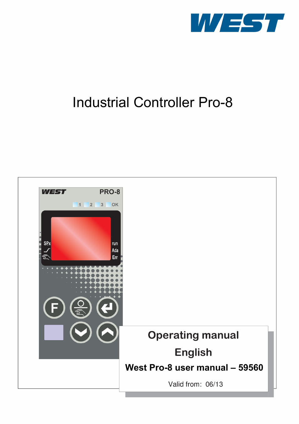 West Control Solutions Pro-8 User Manual | 72 pages