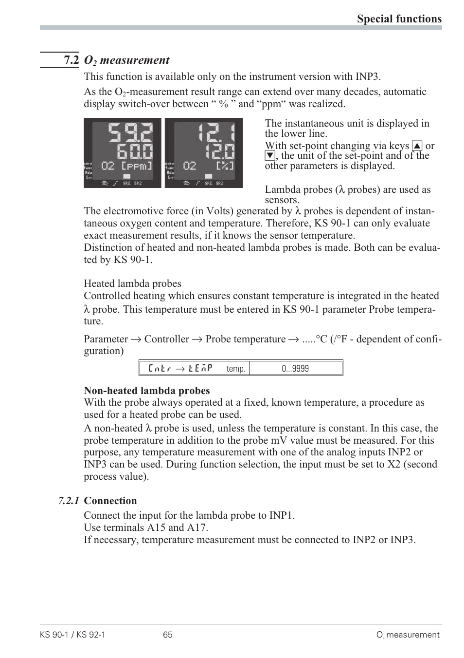 Measurement | West Control Solutions Pro-4 User Manual | Page 65 / 84