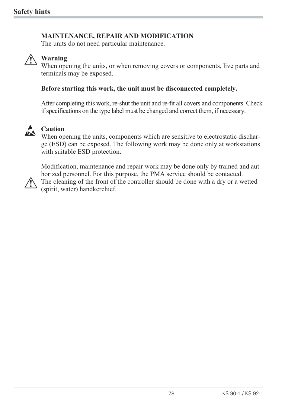 1 resetting to factory setting, 78, Resetting to factory setting 78 | West Control Solutions Pro-4 User Manual | Page 78 / 84