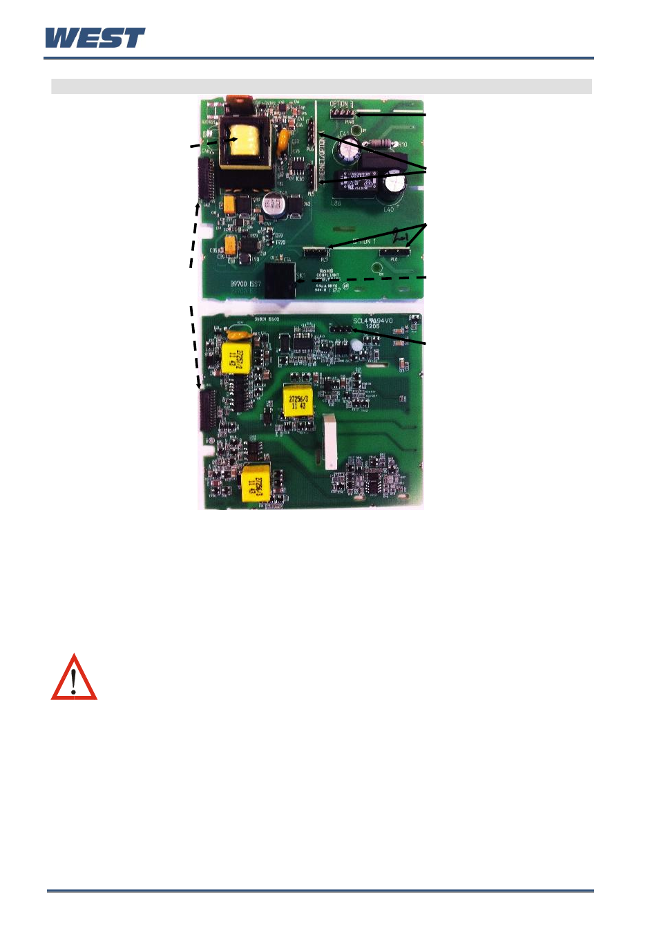 Main board connectors, Module slot 3 connector pl4b, Module slot a connectors pl5, & pl6 | Module slot 1 connectors pl7 & pl8 | West Control Solutions Pro-EC44 User Manual | Page 13 / 274